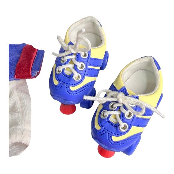 American Girl Doll Julie Skating Outfit 2in1 Summer Roller Skates Hoodie Shorts - Picture 5 of 6